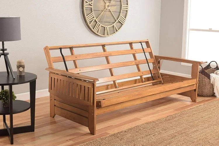 Full Futon with Suede Olive Mattress A893100