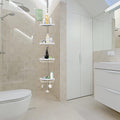 Shower Caddy 4 Tier Adjustable Shelves Rustproof H955092