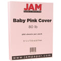 Matte Cardstock, 8.5 x 11, 80 lb Baby Pink, 250/Pack I38595