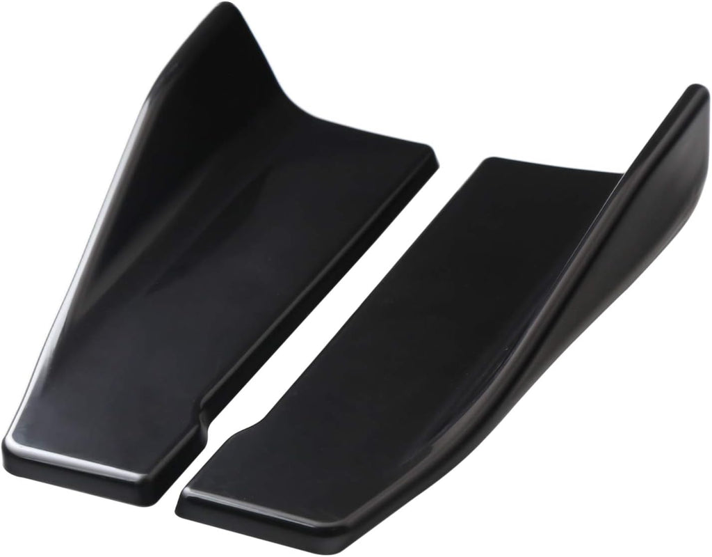 Black Rear Bumper Lip Splitter Pack of 2 Q44388