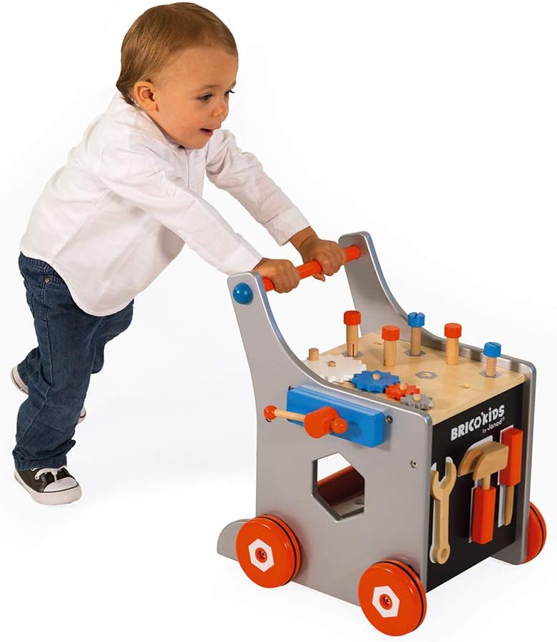 Magnetic Wood Tool Cart with 26 Accessories U2199