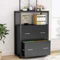 2 Drawer Lateral File Cabinet with Lock H5034
