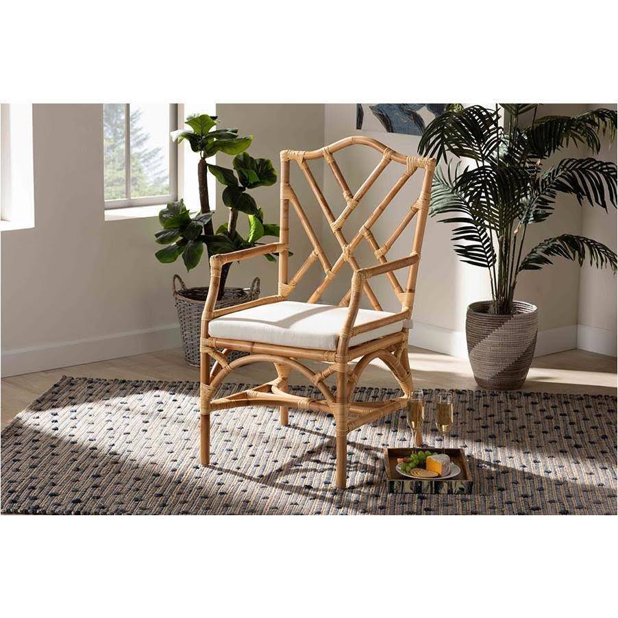 Finished Rattan Armchair T86402