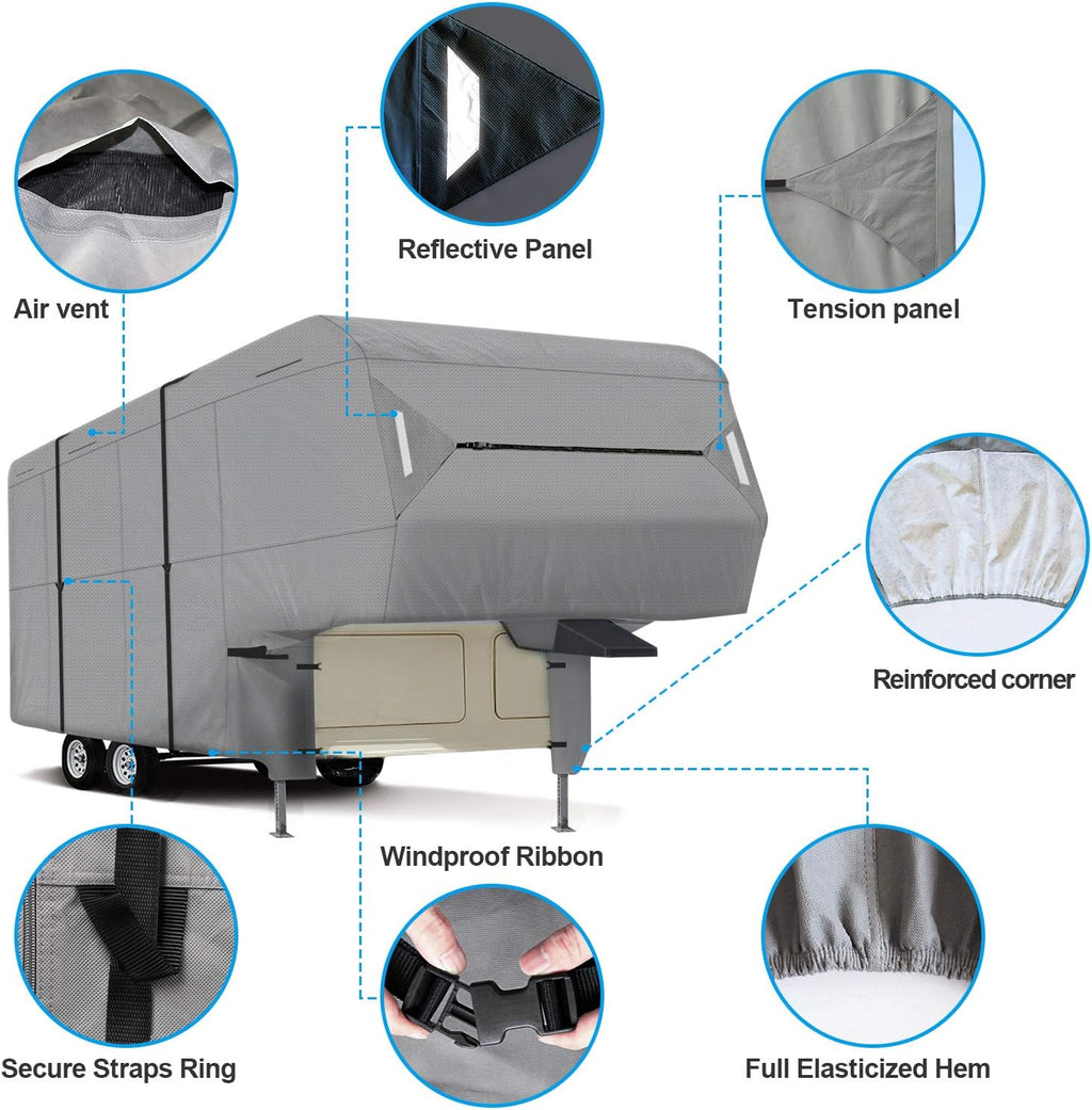 5th Wheel RV Cover Waterproof Ripstop Z3366