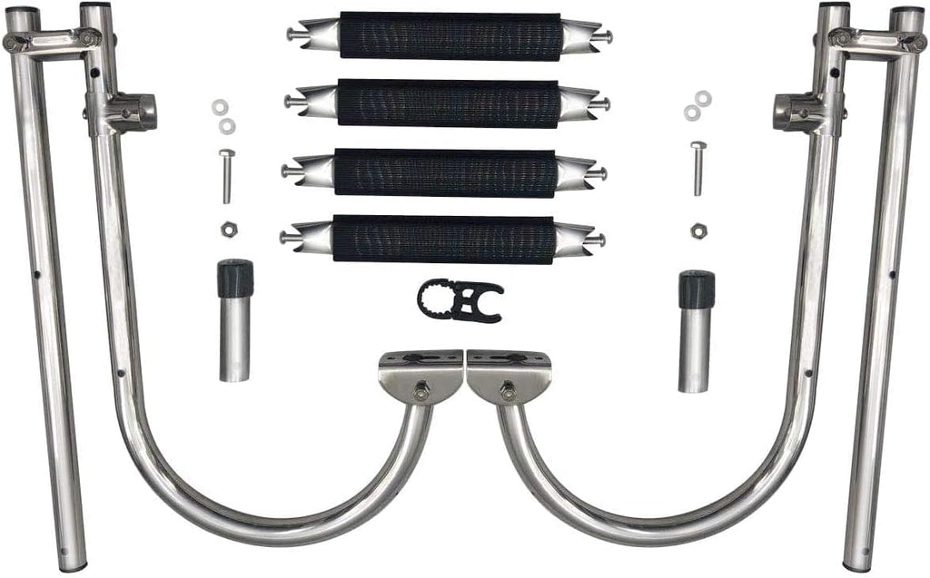 4-Step Stainless Steel Folding Boat Ladder Pack of 2 F995