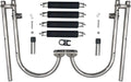 4-Step Stainless Steel Folding Boat Ladder Pack of 2 F995