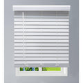 White Faux Wood Cordless Blinds I517