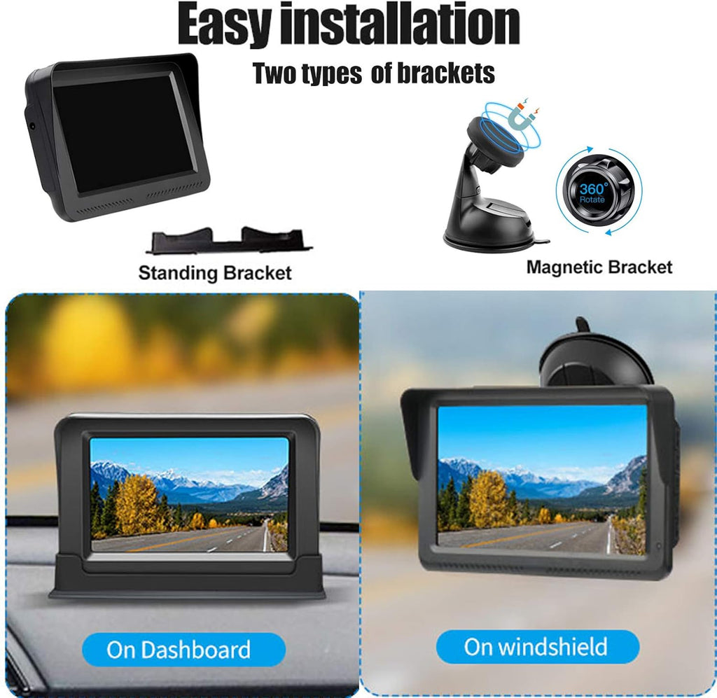 5'' LCD Monitor Waterproof Rear View Camera Q7270