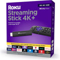 Roku Streaming Stick 4K+ Streaming Device 4K/HDR/Dolby Vision with Voice Remote Pro, Black Pack of 2 Q50482