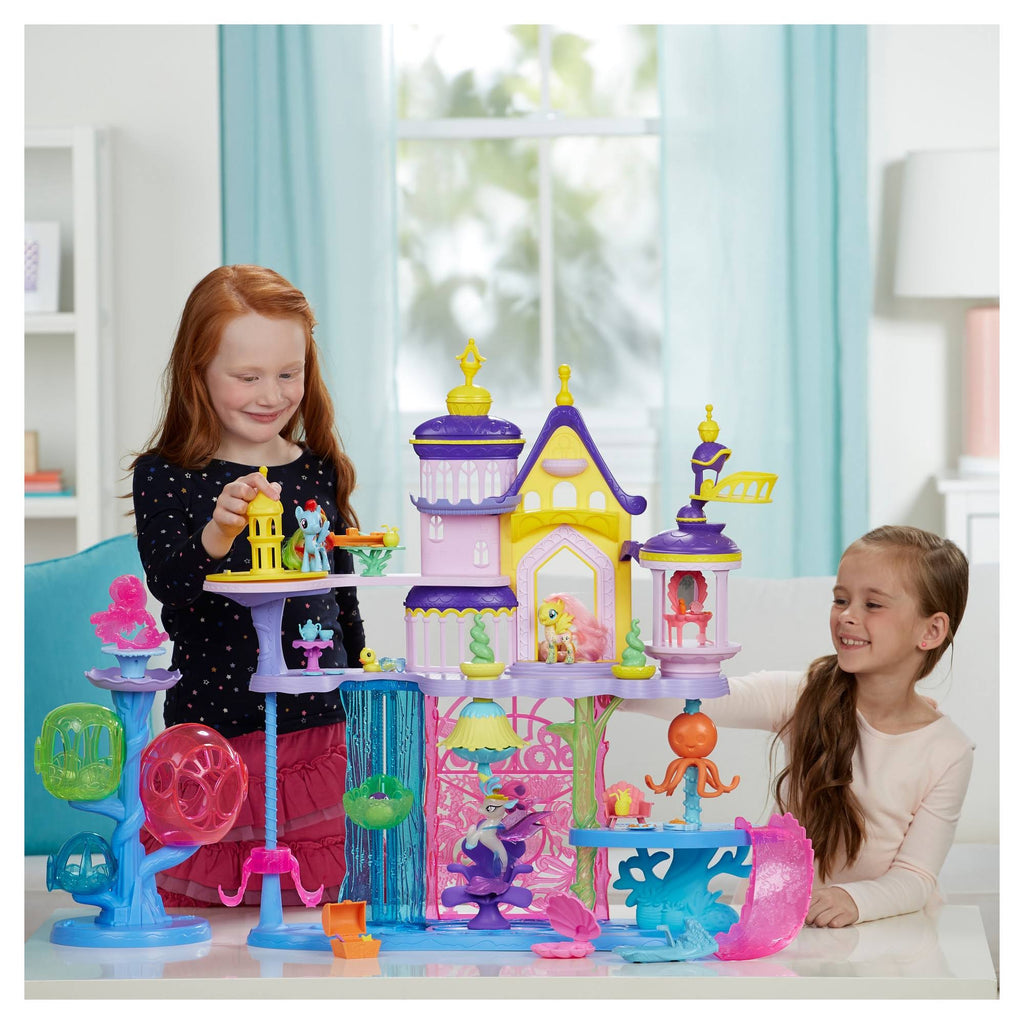 Canterlot & Seaquestria Castle with Light-Up Tower O17939