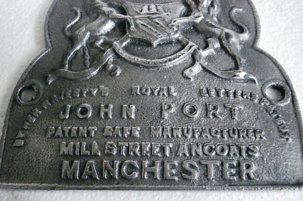 Brass British Royal Safe Wall Plaque Plate Pack of 2 T29852