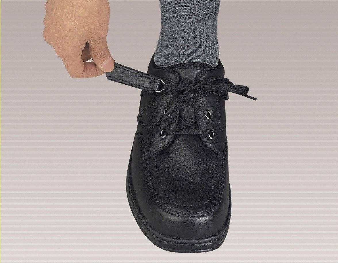 Black Leather 12 XW Shoes Q592463