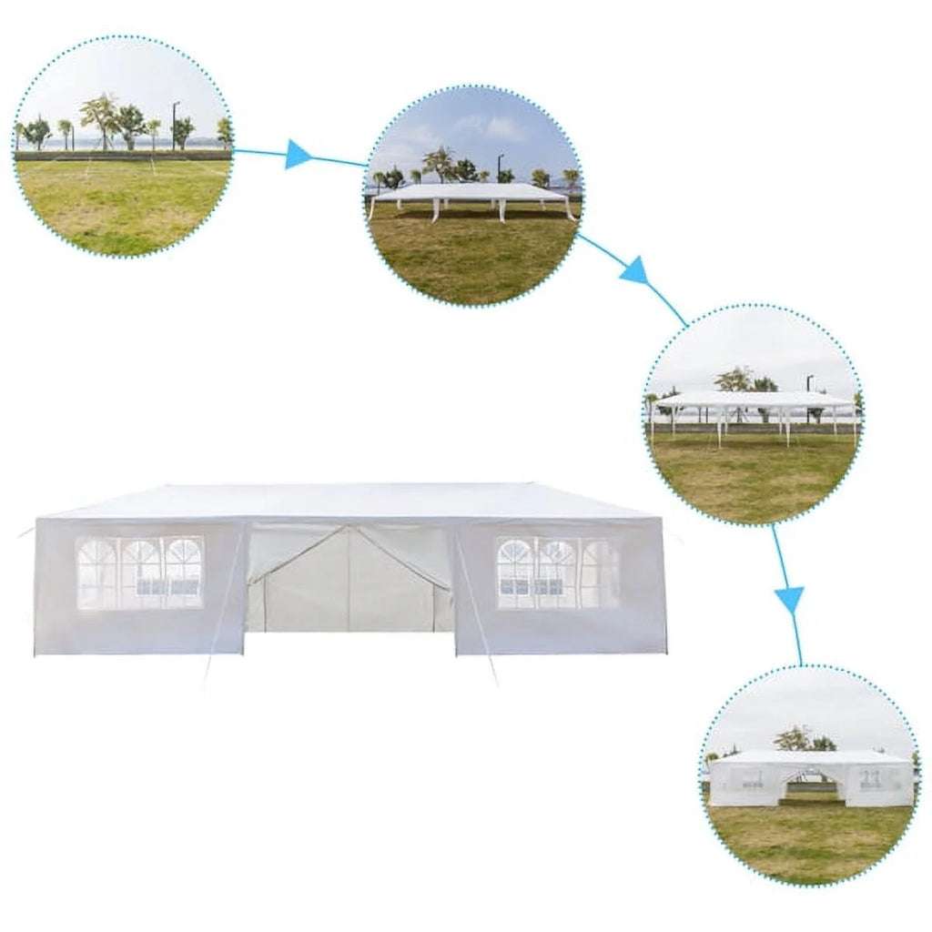 10'x30' Outdoor Canopy Party Wedding Tent with 8 Removable Sidewalls A507