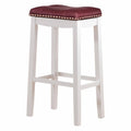 Faux Leather Bar Stool Set of 2 R370901