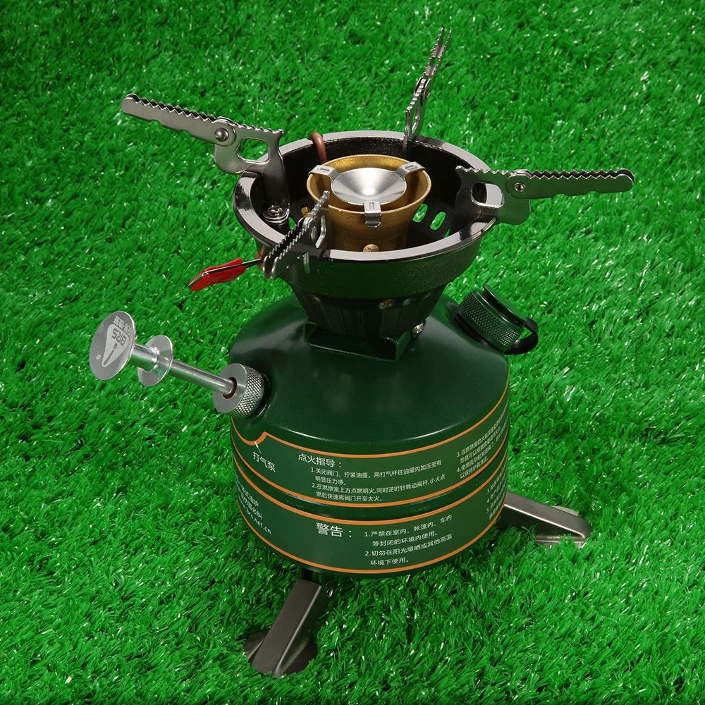 Portable Gasoline Camping Furnace Cooker T299