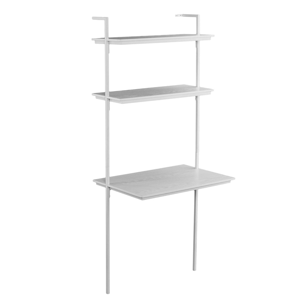 White Wall Mount Desk M6216