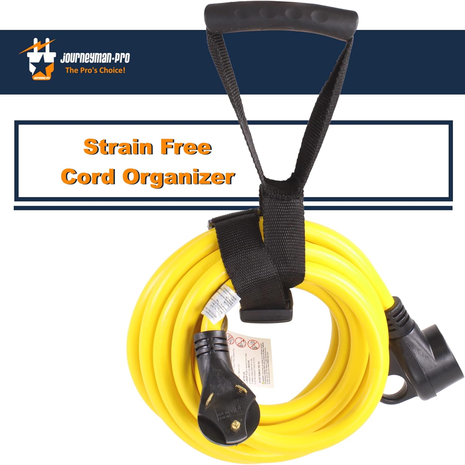 30A RV Power Extension Cord, 50 Feet, 125V, 30 AMP, Twist Lock Y20416