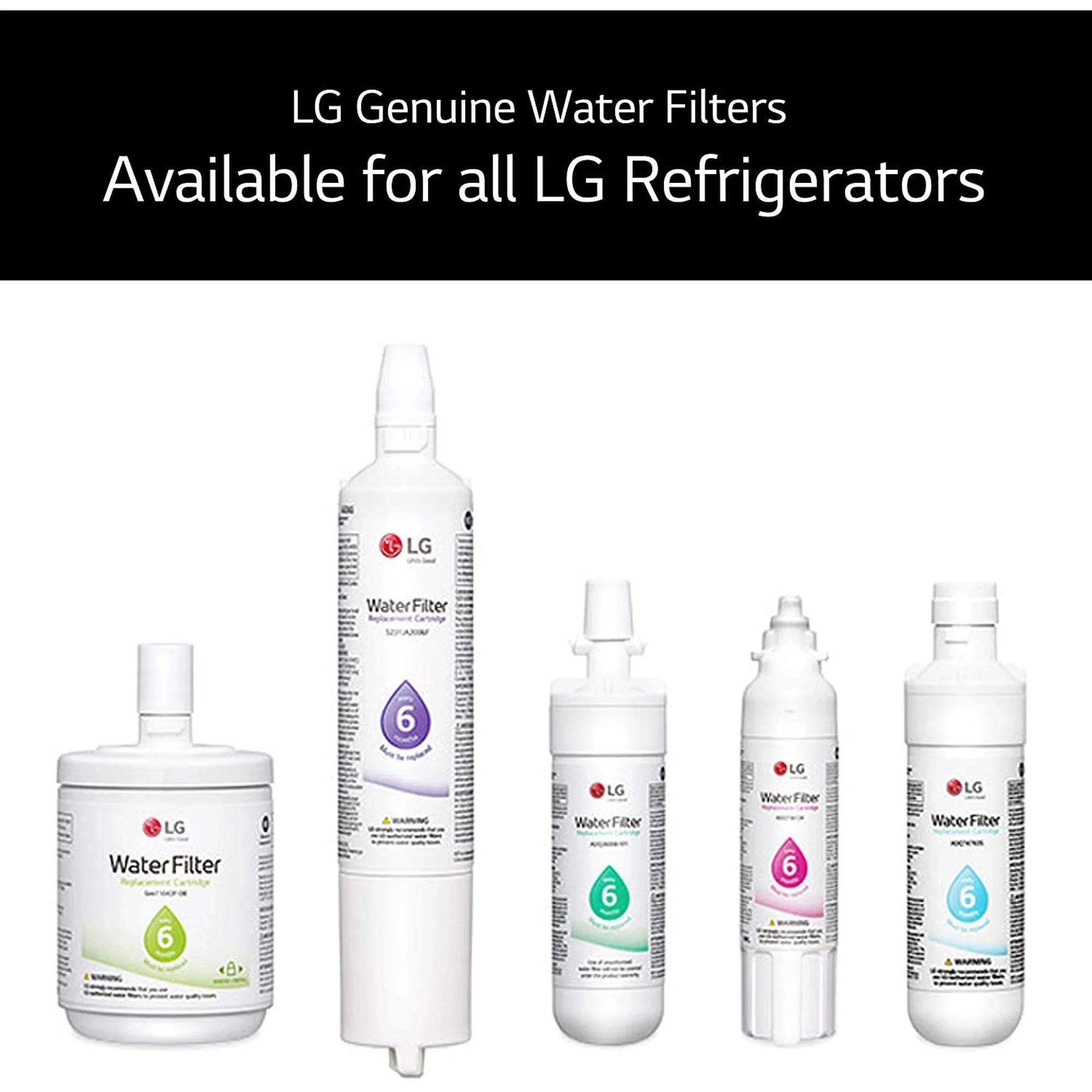 3 Pack Refrigerator Water Filter Replacement M657335
