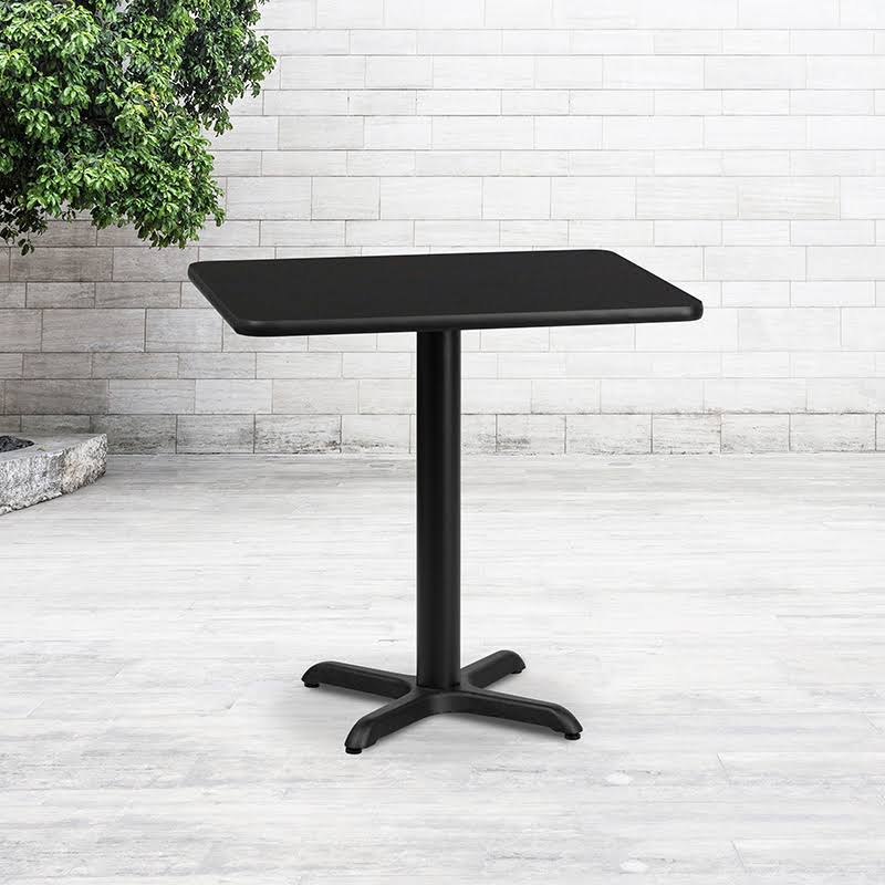 Rectangular Natural Laminate Table Top with Table Height Base C34960