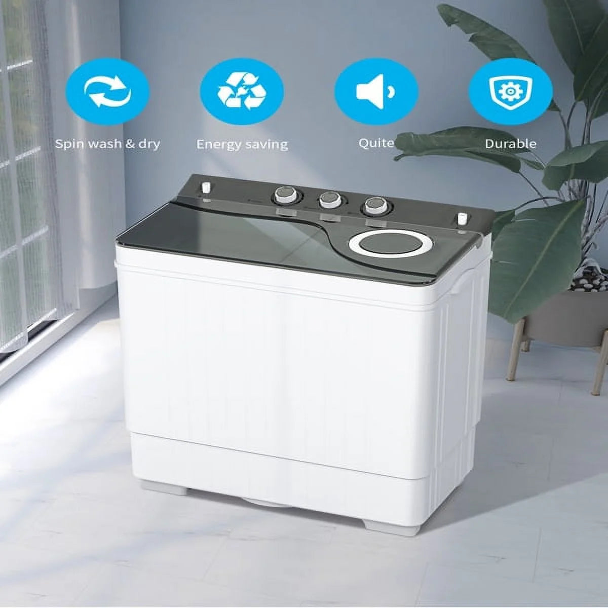 26Lbs Semi-automatic Twin Tub Washing Machine A787