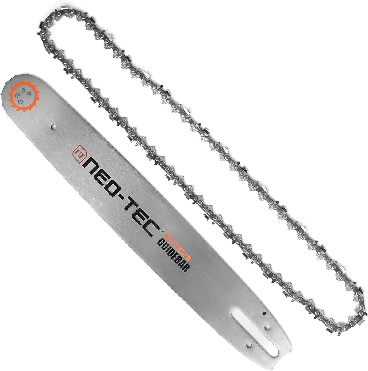 24 Inch Chainsaw Guide Bar & Chain Combo, 3/8" Pitch .058" Gauge, 84 Drive Link, Full Chisel Chain, Pack of 2 F951399