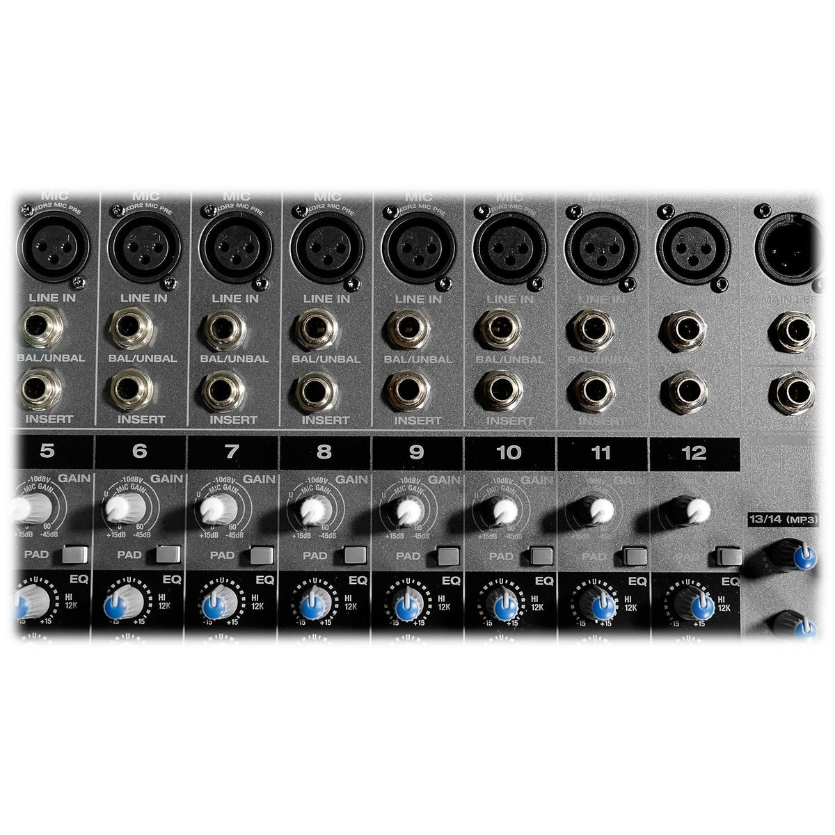 14-Channel 6000W Powered Mixer with USB and Effects I3777