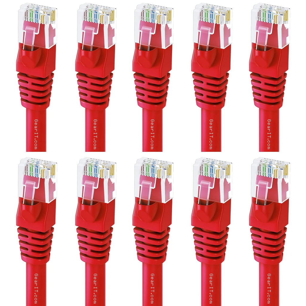 Cat 6 Ethernet Cable 6 ft (10-Pack) Black U903