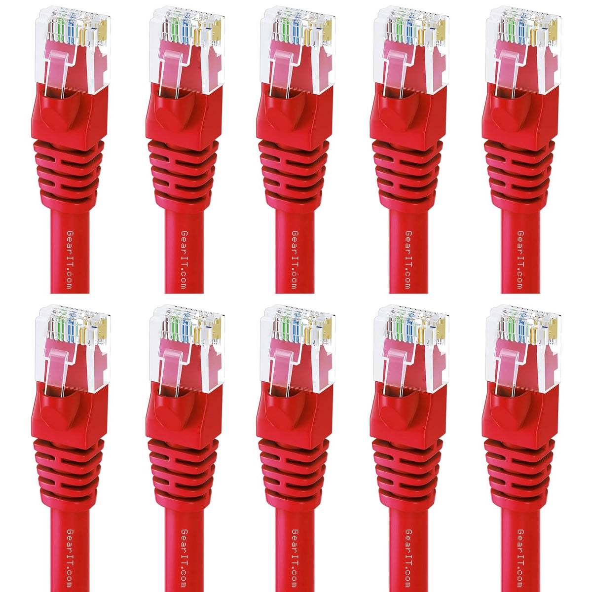 Cat 6 Ethernet Cable 6 ft (10-Pack) Black U903