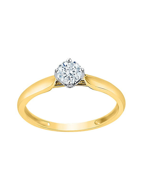 10K Gold Diamond Solitaire Engagement Ring Z549887