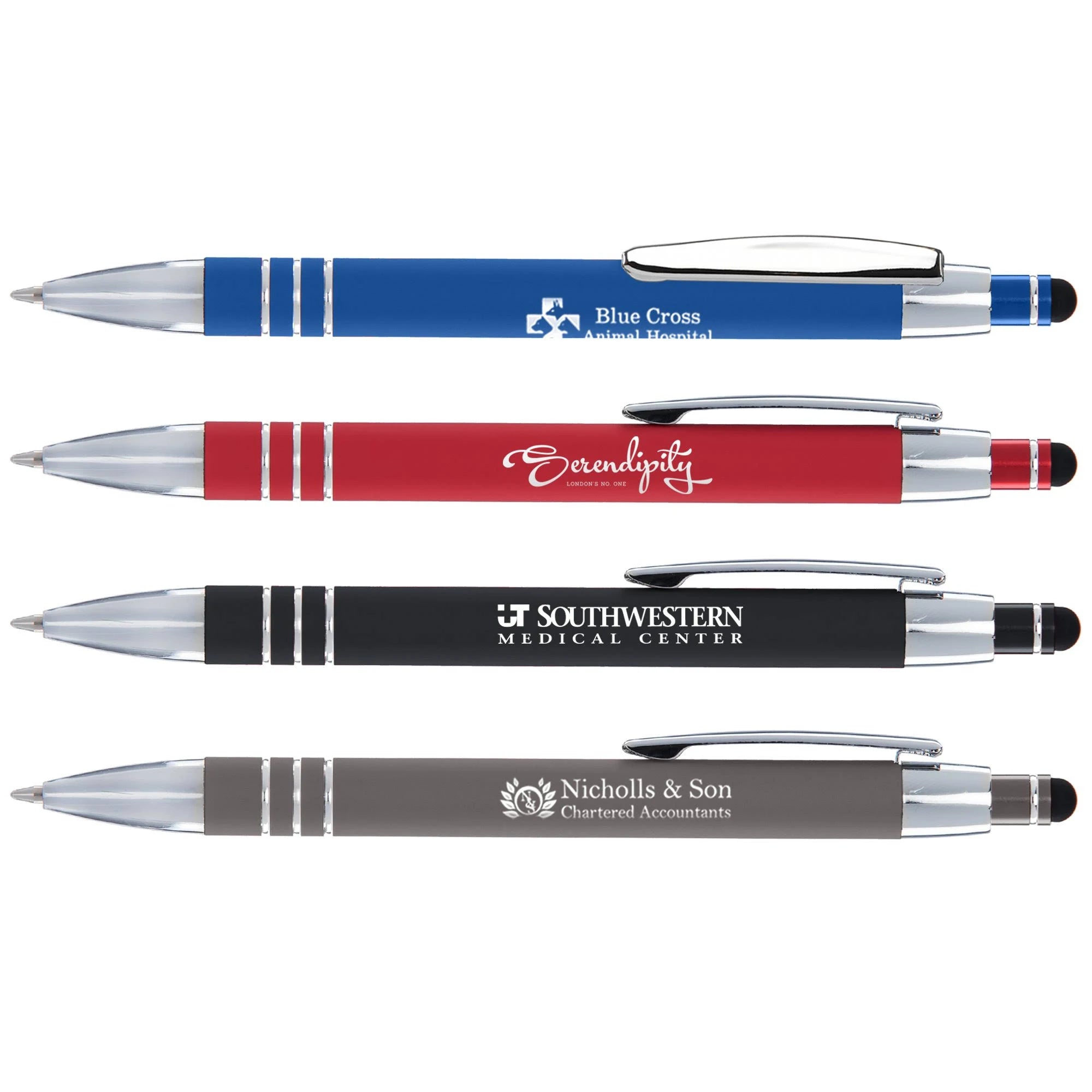 50 ct Soft Touch Pen with Stylus Tops J540