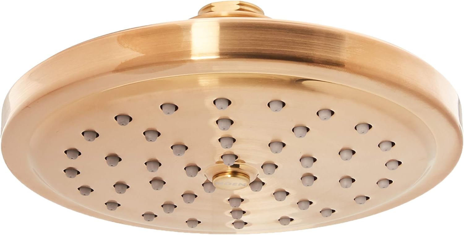 Brushed Gold Single Function Shower Head H40459