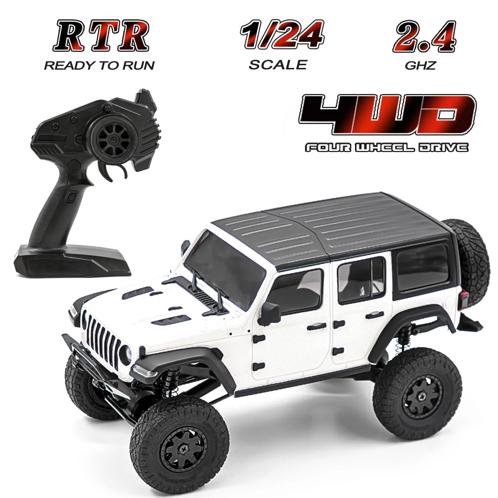 1/24 2.4GHz 4WD RC Off-Road Truck P308952