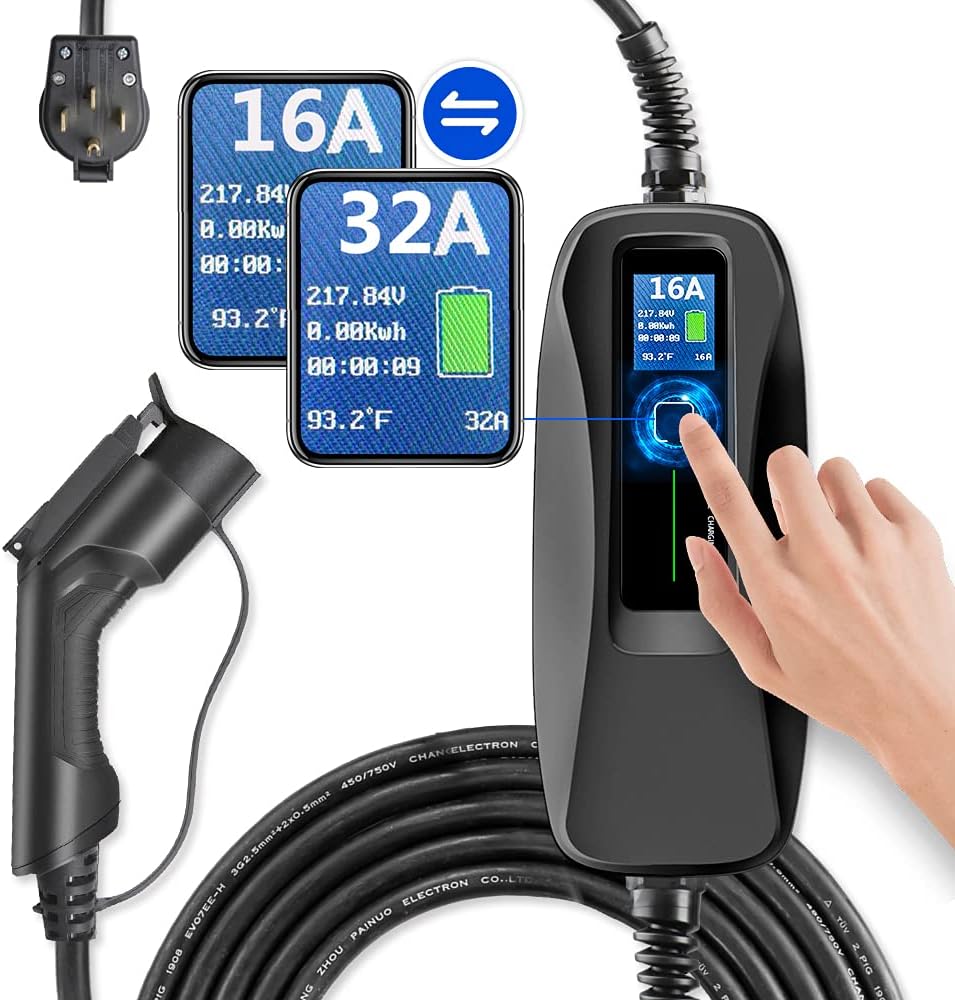 EV Charger Level 2 Portable 25ft Charging Cable U88315