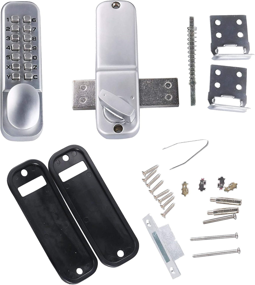 Satin Chrome Combination Surface Mount Deadbolt U87967