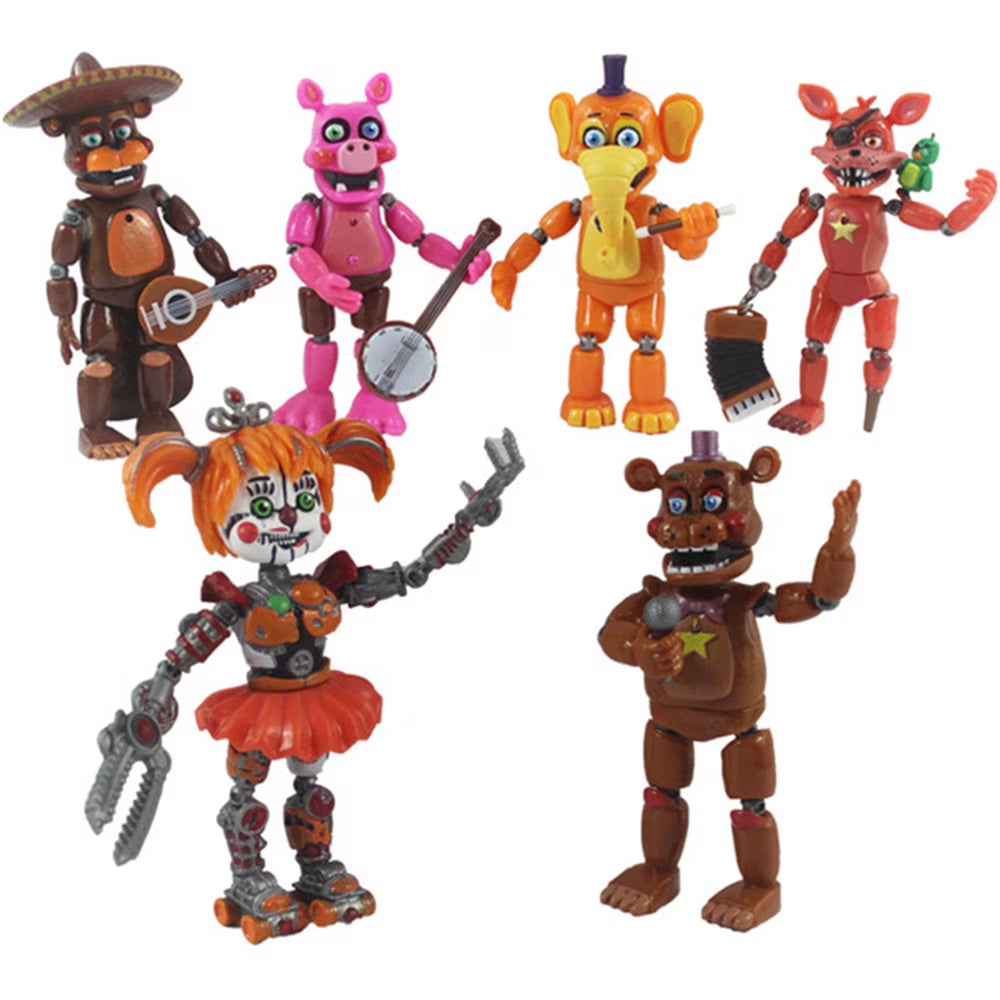 6Pcs/Set Five Nights At Freddy Action Figure Toy E4658