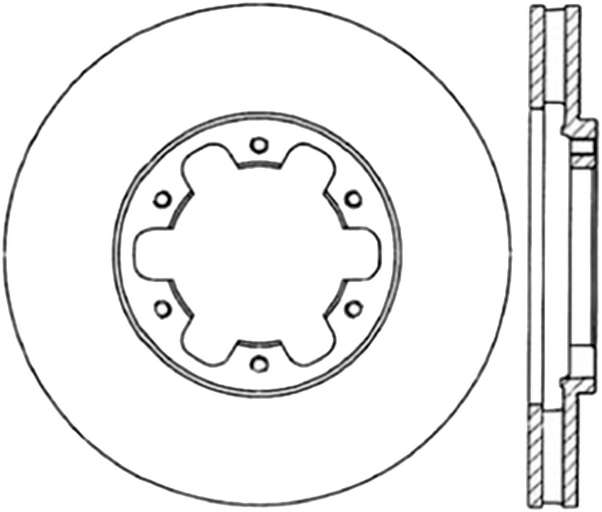 Drilled Sport Brake Rotor Y4950