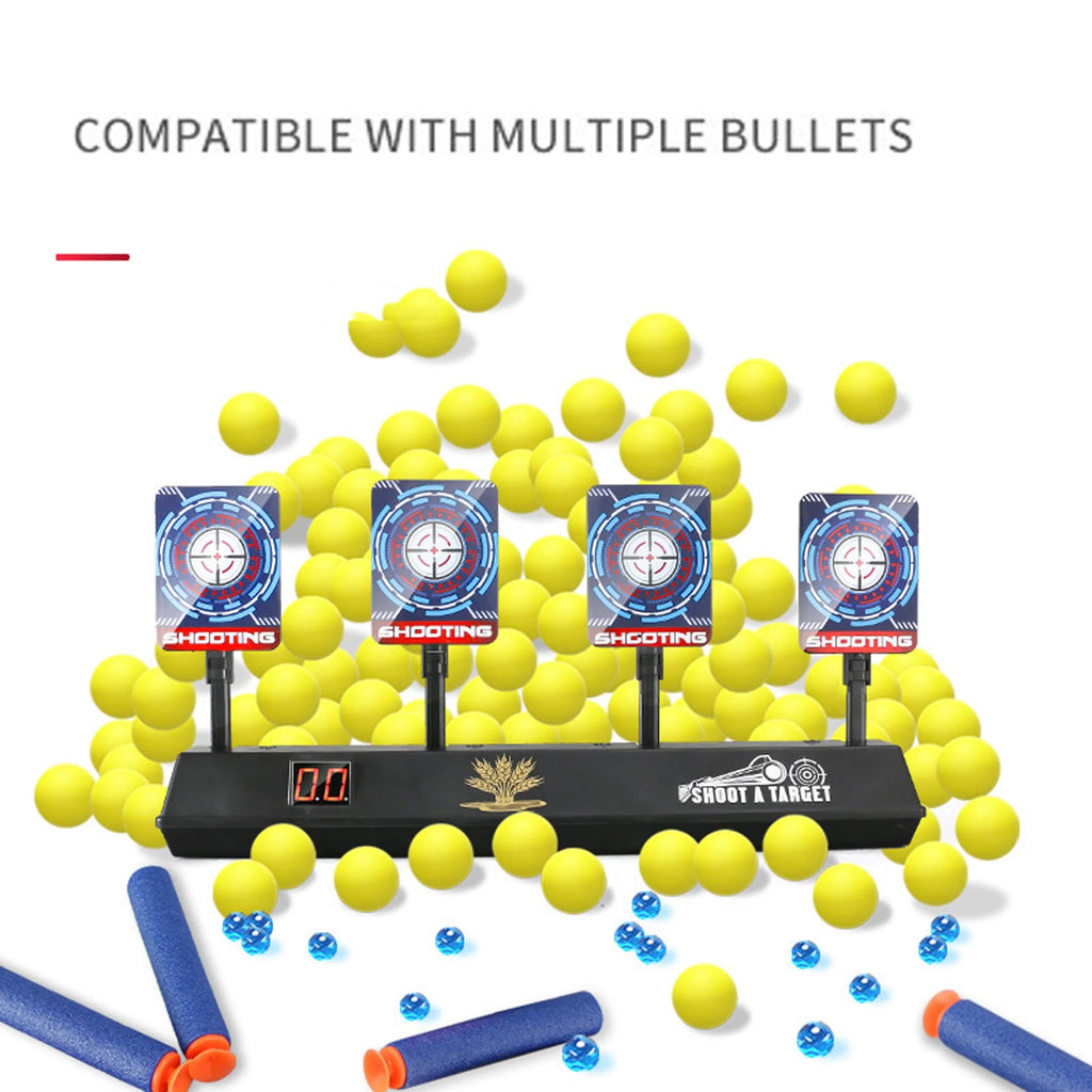 4 Targets LED Light Electronic Scoring Shooting Targets P10075