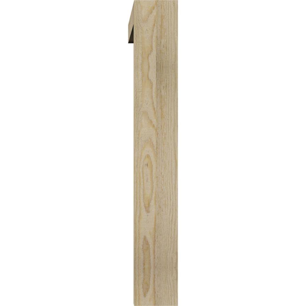 Rough Sawn Bracket with Offset Brace, Douglas Fir V8743
