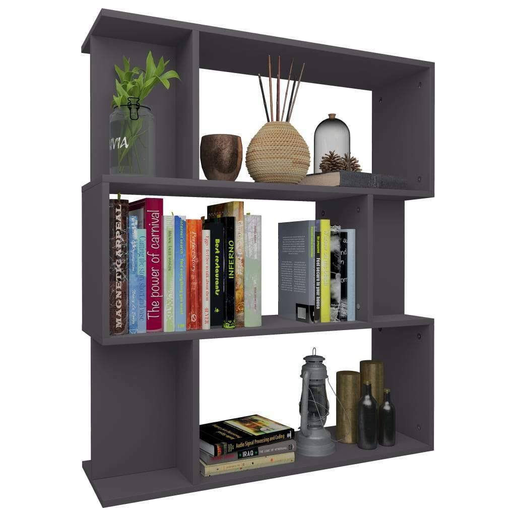 White Book Cabinet Room Divider Chipboard K27847